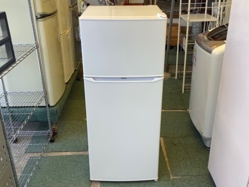 【リサイクルサービス八光】2018年製　ハイアール　冷凍冷蔵庫 130L 2ドア　JR-N130A W