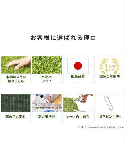 【新品未開封】人工芝 ロール 2m×5m 芝丈30mm IP-3025(アイリスオーヤマ)