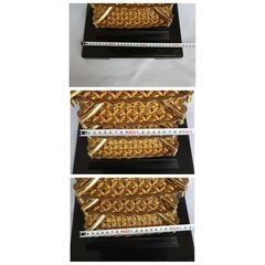 5円玉で作った金色の五重塔』置物 五円玉使用/約800