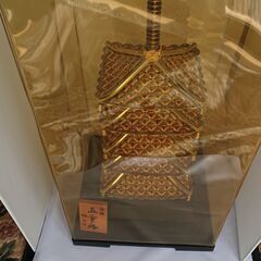 5円玉で作った金色の五重塔』置物 五円玉使用/約800
