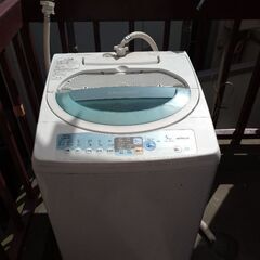 外置きの洗濯機です！