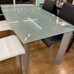 ダイニング5点セット【店頭取引限定】【中古品】早い者勝ち！🚛足立区近郊配送可能！