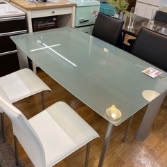 ダイニング5点セット【店頭取引限定】【中古品】早い者勝ち！🚛足立区近郊配送可能！