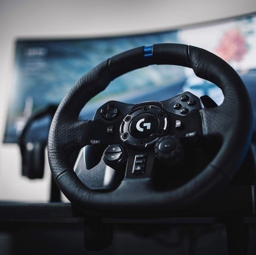 定番超激得ほぼ新品 Logitech G923 Driving TureForce Feedback Racing Wheel ロジテック PS4 PC レーシングゲームハンド アクセサリ、周辺機器