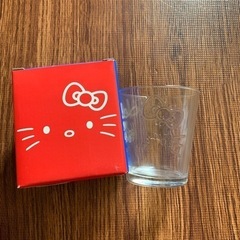 【新品】キティちゃん  ガラスのコップ