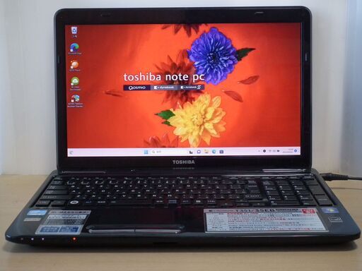 №631【SSD250GB搭載WIN11Home 東芝 Satellite T351/35EB Core-i3/ﾒﾓﾘ4GB/Office365】