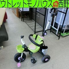 折りたたみ三輪車 アイデス コンポ 幅45×奥行70×高さ96~...