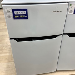 Hisense 2ドア冷蔵庫です！！