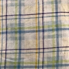 薄素材で快適敷布団カバージッパー開閉ブルー、グリーン、黄チェック柄