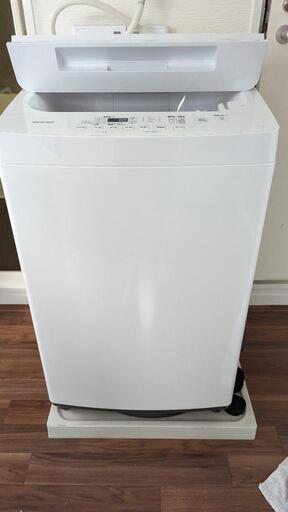 自動投入付きアイリスオーヤマ　縦型洗濯機　IAW-T804