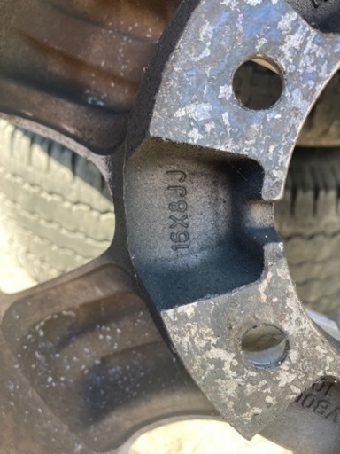 タイヤ、ホイール 日産サファリ純正ホイール ランクルなどにも