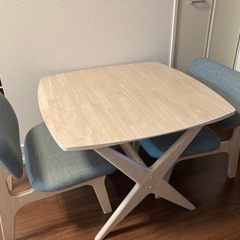 美品)ニトリ 2人用ダイニングテーブルセット