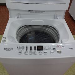 ID219731 5.5K洗濯機 ハイセンス 2020年製 HW-E503 ※キズ有