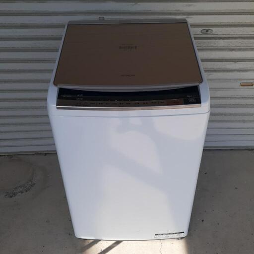 日立　全自動洗濯乾燥機　ビートウォッシュ　2016年式　8kg　乾燥4.5kg　BW-DV80A