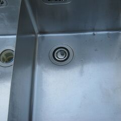 ステンレス　二層式シンク