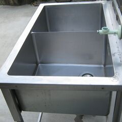 ステンレス　二層式シンク