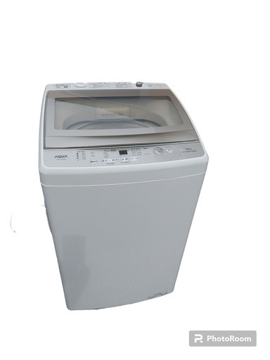 アクア　全自動洗濯機  AQW-P7MJ　７kg！2022年製！ジョーシンモデル　美品♪