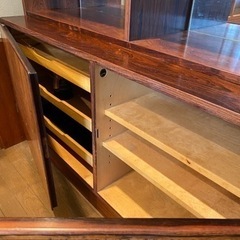 DANISH デンマークビンテージ　収納　リビングシェルフ　高級家具