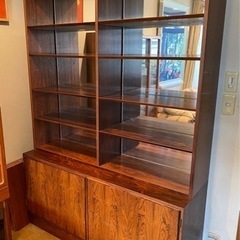 DANISH デンマークビンテージ　収納　リビングシェルフ　高級家具