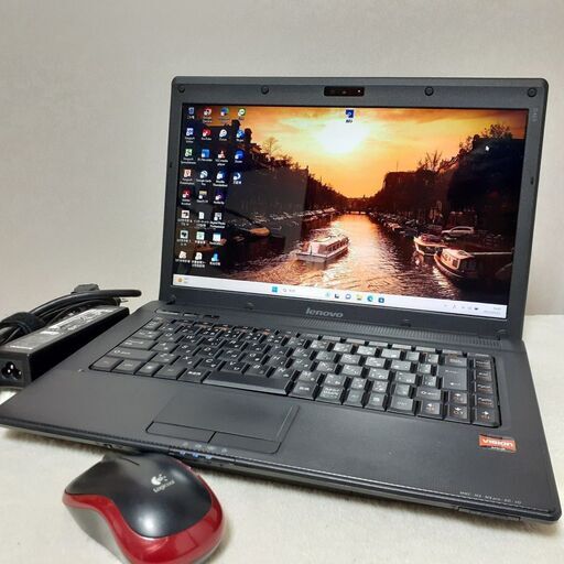 【取引中です】lenovo　G465　14インチ　SSD　カメラ　Wi-Fi　マルチ　Windows11