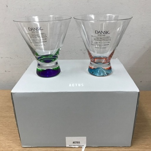 ☆値下げ☆ 2305-075 ACTUS カクテルグラス 中古美品