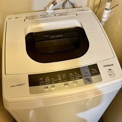 【ネット決済】洗濯機 HITACHI 5kg 2019年製