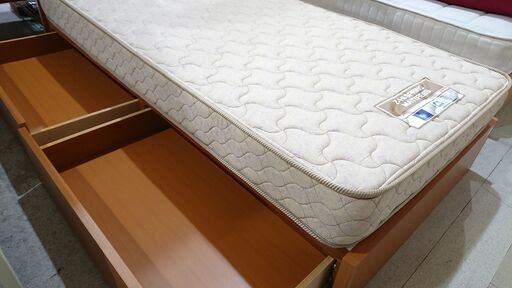 フランスベッド|FRANCEBED|ルシア|床下収納付|シングルベッド