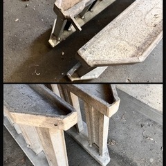 【お取引中】アルミラダー ブリッジ  耐荷重不明 車 重機 除雪機 バイク スノーモービルその他 積み込みに 