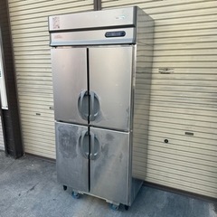 フクシマ 業務用 縦型 冷凍庫2面 冷蔵庫2面 548L 店舗 飲食店 URN-