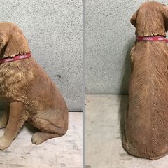 SANDICAST サンディキャスト ゴールデンレトリバー 置物 大型 幅37cm