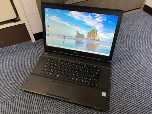 東京都 NEC15.6ノートPC VersaPro VX-U(VK24MX-U) 2018年製造　日本製　 Core i5-6300U メモリー8G SSD240GリースUP品