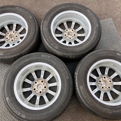 ヨコハマ ブルーアース 215/65R16 2020年製 社外アルミホイール付き
