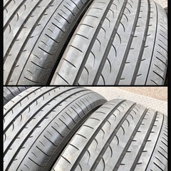 ヨコハマ ブルーアース 215/65R16 2020年製 社外アルミホイール付き 