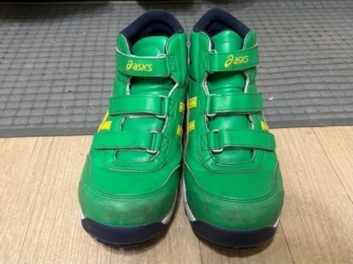 【希少な緑色‼️】asics(アシックス)27cm安全靴【数回のみ使用】