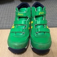 【希少な緑色‼️】asics(アシックス)27cm安全靴👟【数回...