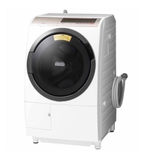 特別価格】2017年製 HITACHI ドラム式洗濯機 ホワイト 11kg 乾燥機能