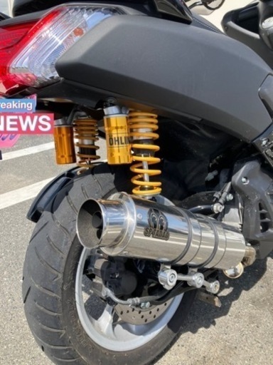 交渉中です！N-MAX125カスタム美車、走行少なめ