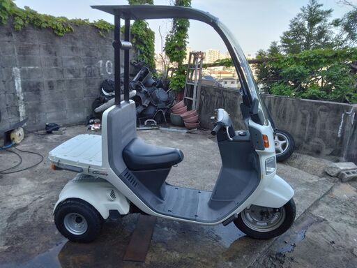 ⭐ホンダジャイロキャノピー TA02 白 ミニカー登録 2スト屋根アリで