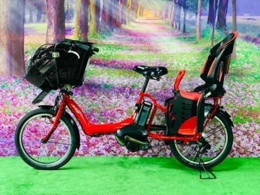 ❹ 5172子供乗せ電動アシスト自転車ヤマハ3人乗り対応20インチ