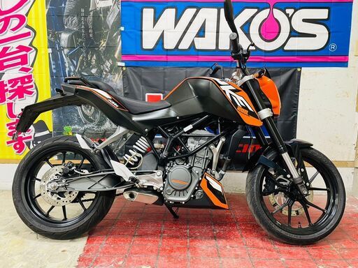 【美車】KTM DUKE200 '13 JUC 実走行8300km 配送可 千葉県木更津市から 美車】KTM DUKE200 '13 JUC 実走行8300km 配送可 千葉県木更津市から