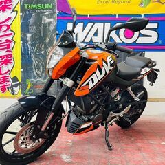 【美車】KTM DUKE200 '13 JUC 実走行8300k...