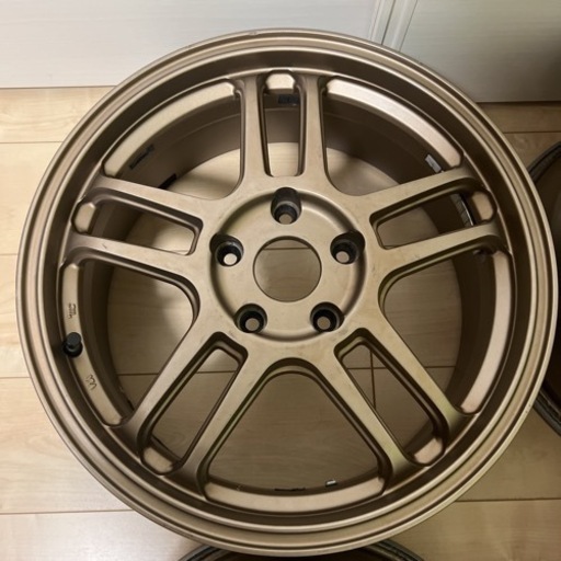 タイヤ、ホイール 17インチ ホイール R-racing 114.3 7J +48 5穴 4本 