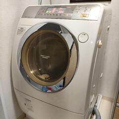 【ネット決済】【中古動作品】人気の横型ドラム式洗濯乾燥機 NA-...