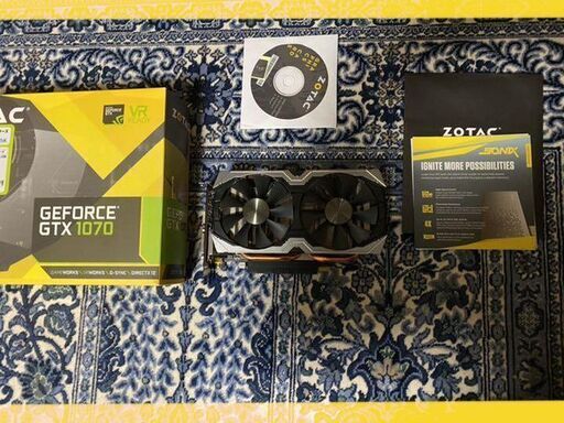 PCパーツ [GPU] Zotac GeForce GTX 1070 [BOX]