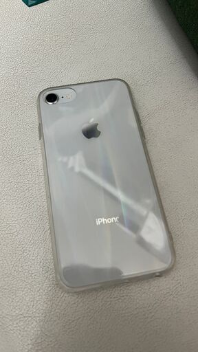 iPhone8 128GB 白 ホワイト 液晶保護膜・カバー付 【公式通販】