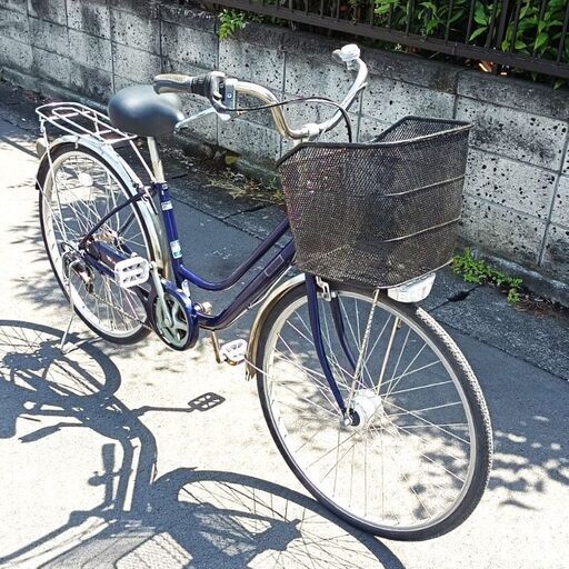 ★お届け可！★ 26インチ 自転車 『Wave』 シマノ6段ギア  オートライト