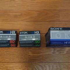 SONY、TDKオーディオカセットテープ　計11巻【未開封】
