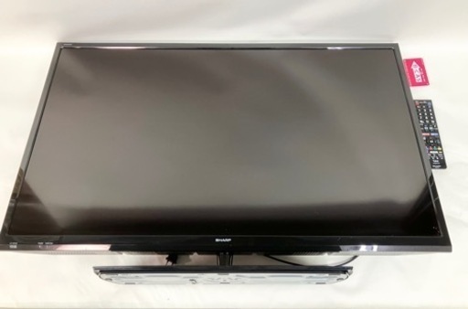 【2015年製】液晶カラーテレビ  LC-40H30 40型 外付HDD対応(裏番組録画) 2画面表示 リモコン B-CASカード付属
