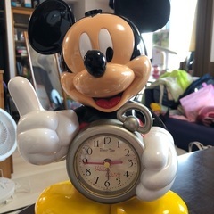 ミッキーマウス目覚まし時計