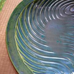 読谷窯　島袋常秀　大皿　【陶芸】